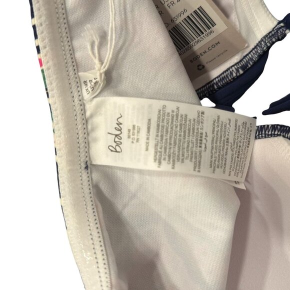 Boden Womens Paisley Print One-Piece Swimsuit Size 10 Navy & Multicolor NWT - Picture 5 of 5